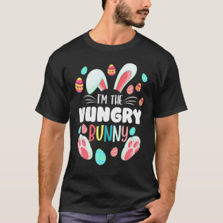 Jag är Hungriga Bunny Matching Family Påsk Party T Shirt