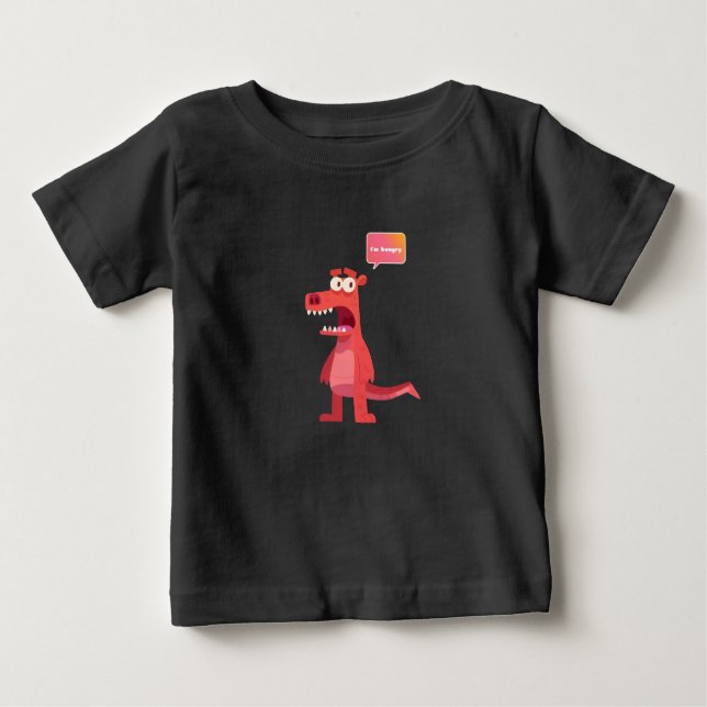 Jag är hungrigt, sött djur, Baby t-shirt (Framsida)