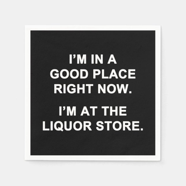 Jag är i Bra Ställe Höger nu Pappersservett (Framsidan)