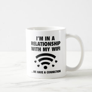 Jag är i en relation kaffemugg
