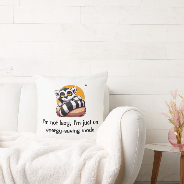 Jag är i energisparläge kudde (Soffa)