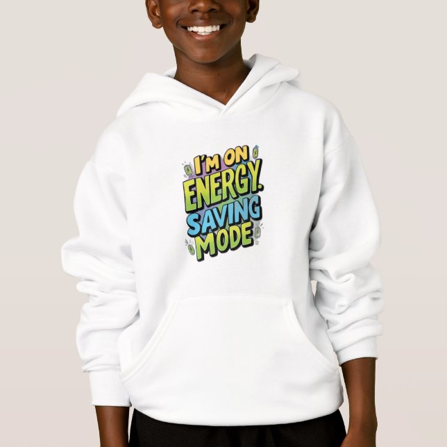 Jag är i energisparläge t shirt (Framsida)