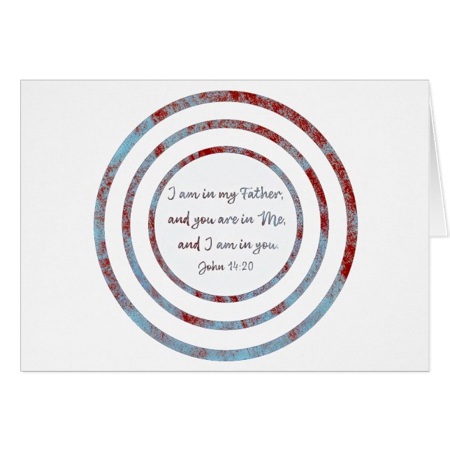 Jag är i far John 14:20 OBS Kort (Framsidan Horizontal)