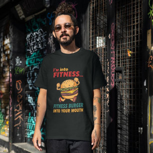 Jag är i Fitness. Anpassa sprängningen i min mun T Shirt