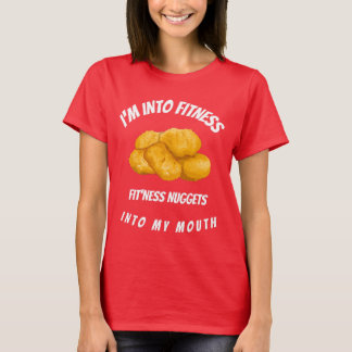 Jag är i Fitness. Anpassa tummar i min mun T Shirt