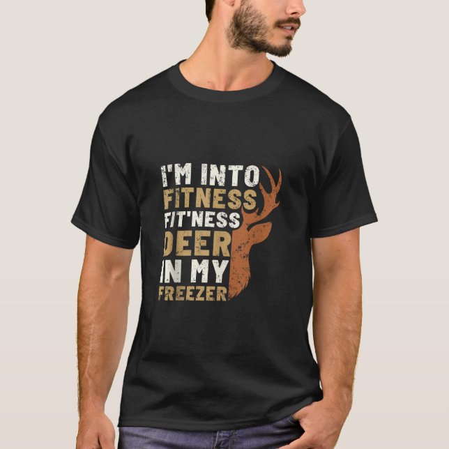Jag är i Fitness Fit Ness Hjort i min Freez T Shirt (Framsida)