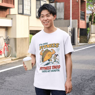Jag är i Fitness Fit Taco i min mun T Shirt