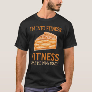 Jag är i Fitness Fit'Ness Apple Paj i M T Shirt