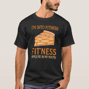 Jag är i Fitness Fit'Ness Apple Paj i M T Shirt