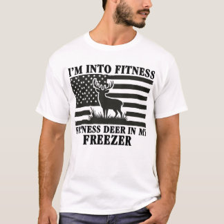 Jag är i Fitness Fitness Hjort i min Frys Hjort H T Shirt