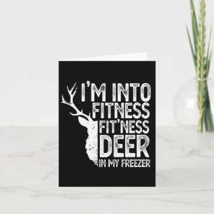 Jag är i Fitness Fitness Hjort i min frysning Kort