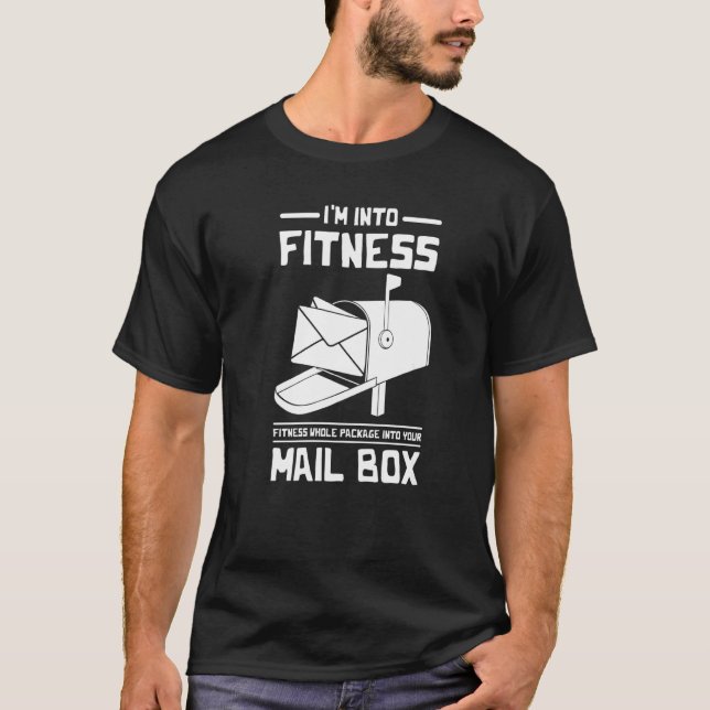 Jag är i Fitness Fitness Paket Postal Service Po T Shirt (Framsida)