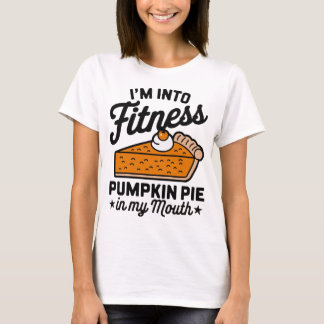 "Jag är i Fitness - Pumpkin Paj i Mouth gym T Shirt