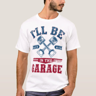 Jag är i Garage Grandpa Pappa T Shirt
