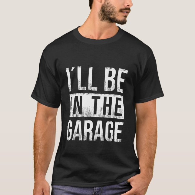 Jag är i garaget - Mechanic T Shirt (Framsida)