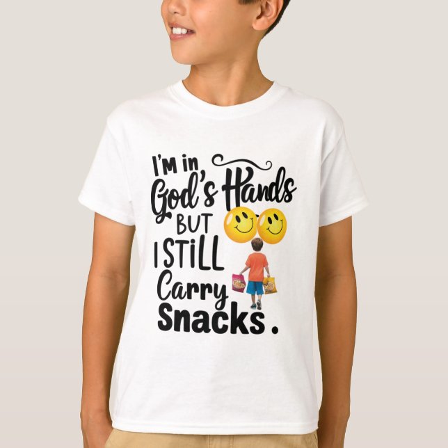 Jag är i Guds händer... barn T-Shirt (Framsida)