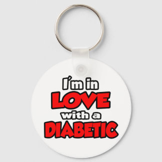Jag är i Kärlek med diabetes Nyckelring