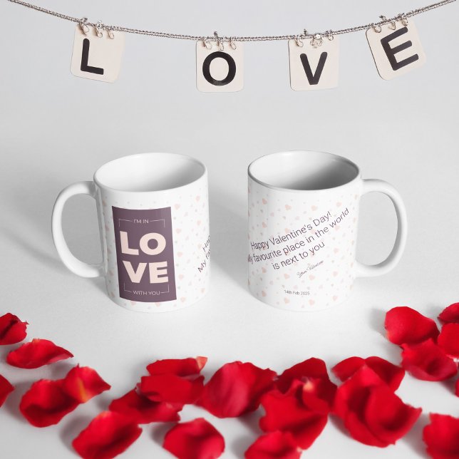 Jag är i kärlek med dig kaffemugg (Skapare uppladdad)