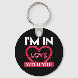 Jag är i Kärlek med dig Valentine Nyckelring