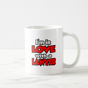 Jag är i Kärlek med en advokat Kaffemugg