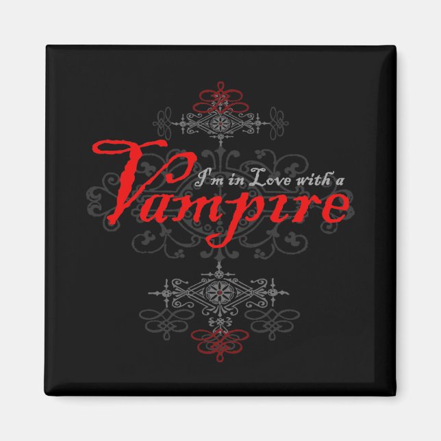 Jag är i Kärlek med en vampyr Magnet (Framsidan)