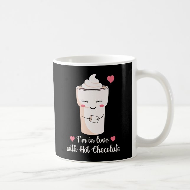 Jag är i Kärlek med Hett Chocolate Kaffemugg (Höger)