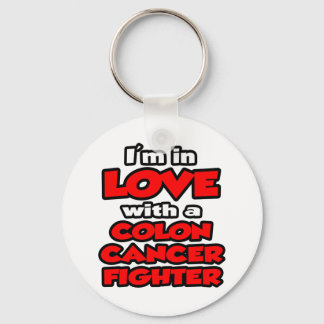 Jag är i Kärlek med koloncancer. Nyckelring