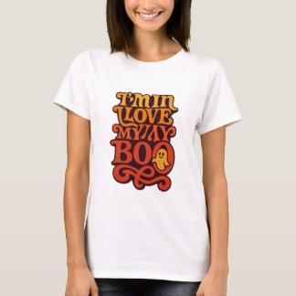 Jag är i kärlek med min t-shirt-design t shirt