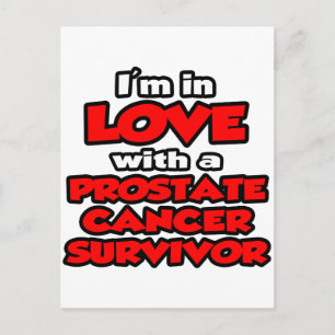 Jag är i Kärlek med prostatacancer Survivor Vykort