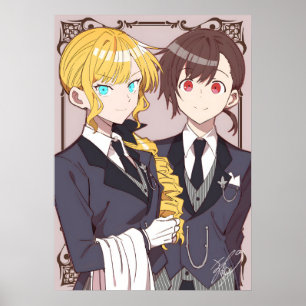 Jag är i Kärlek med Villainess   Rae och Claire Poster