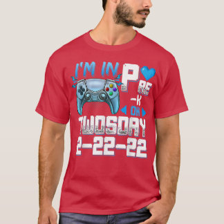 Jag är i PreK på tisdag 2222-videospel T Shirt