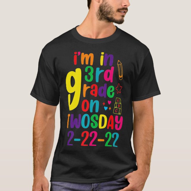 Jag är i tredje Klass den 22 februari 2022 Tu T Shirt (Framsida)