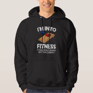 Jag är in i fitness Fitness Hela Pärlväskan In i d Hoodie