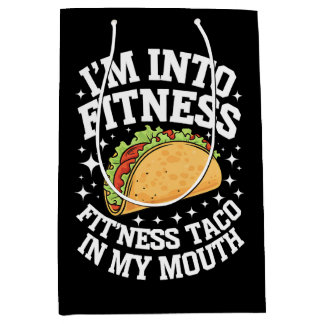 Jag är in i fitness Fitness Taco i min mun Rolig G
