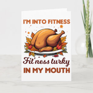 Jag är in i fitness Fit'ness Turkiet i min mun  Kort