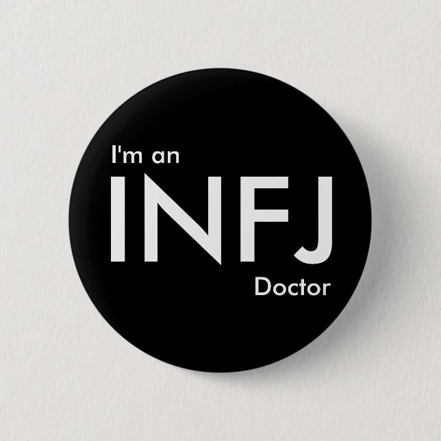 Jag är INFJ Doktor - Personaltyp Knapp (Framsida)
