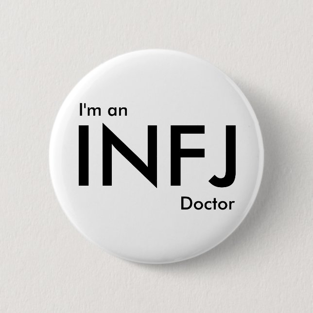 Jag är INFJ Doktor - Personaltyp Knapp (Framsida)