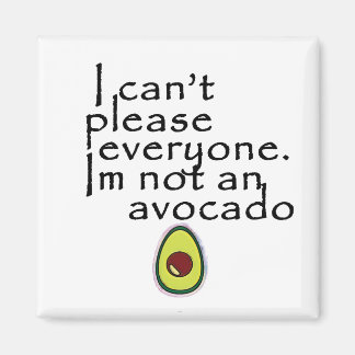 Jag är ingen Avocado! Magnet