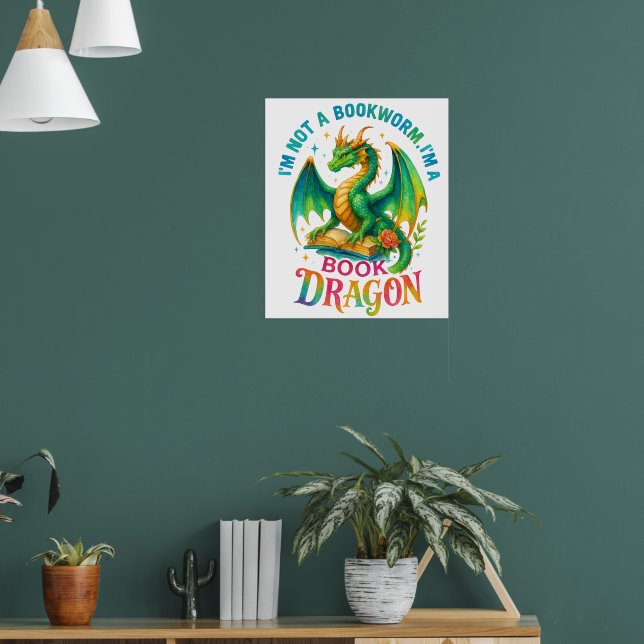 Jag är ingen bokmask... poster (Vardagsrum 1)