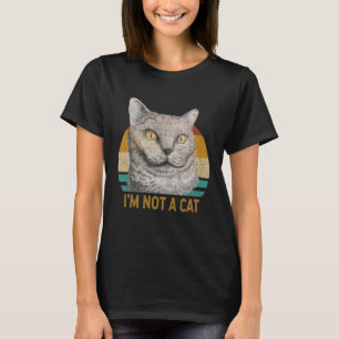 Jag är ingen Cat Lawyer Humor Viral Video Meeting  T Shirt