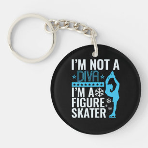 Jag är ingen diva jag är en Figur Skater