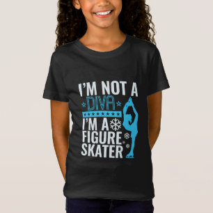 Jag är ingen diva jag är en Figur Skater T Shirt
