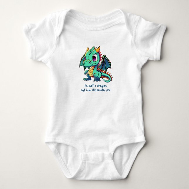 Jag är ingen drake t shirt (Framsida)