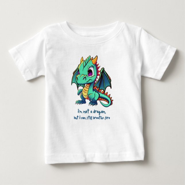 Jag är ingen drake t shirt (Framsida)