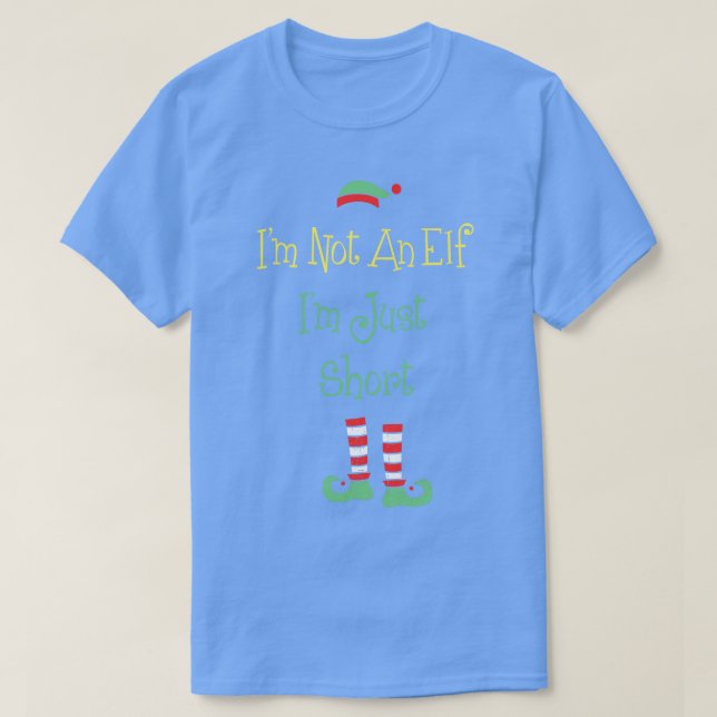 Jag är ingen Elf Im-film precis Kort jul, Elf Tee  (Design framsida)