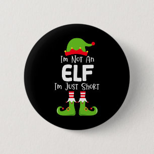 Jag är ingen Elf jag är bara julpjs i Kort. Knapp