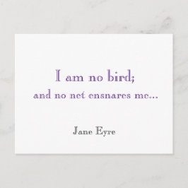 Jag är ingen fågel...vykort vykort