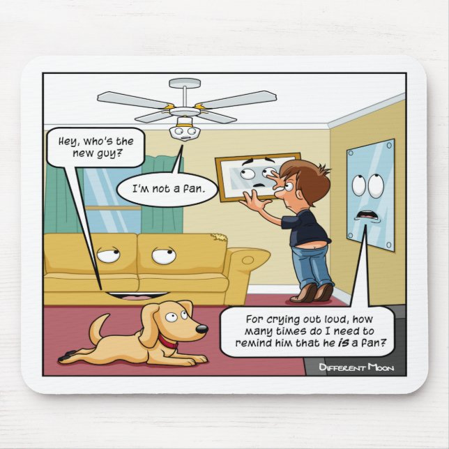 Jag är ingen Fläkt-penna. Musmatta (Framsidan)