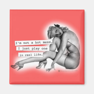 Jag är ingen Hett Play One Pinup Girl Magnet