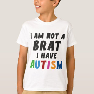 Jag är ingen katt, jag har autism t shirt